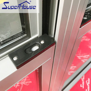 Superhouse Suprehouse hot sale high energy saving double panel single hung window with flyscreen