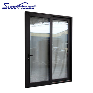 Superhouse High quality laminated glass aluminum soundproof slide door comply with AS2047 NOA NFRC standard