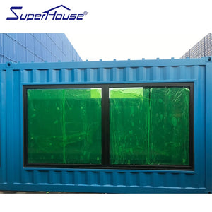 Superhouse Simple design easy combaine container aluminum sliding window and door