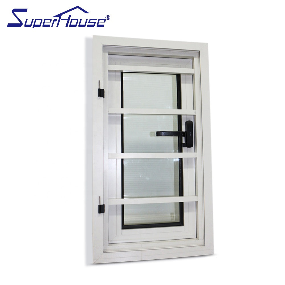 Superhouse China manufacturer supply burglar proof cheap aluminum storm windows