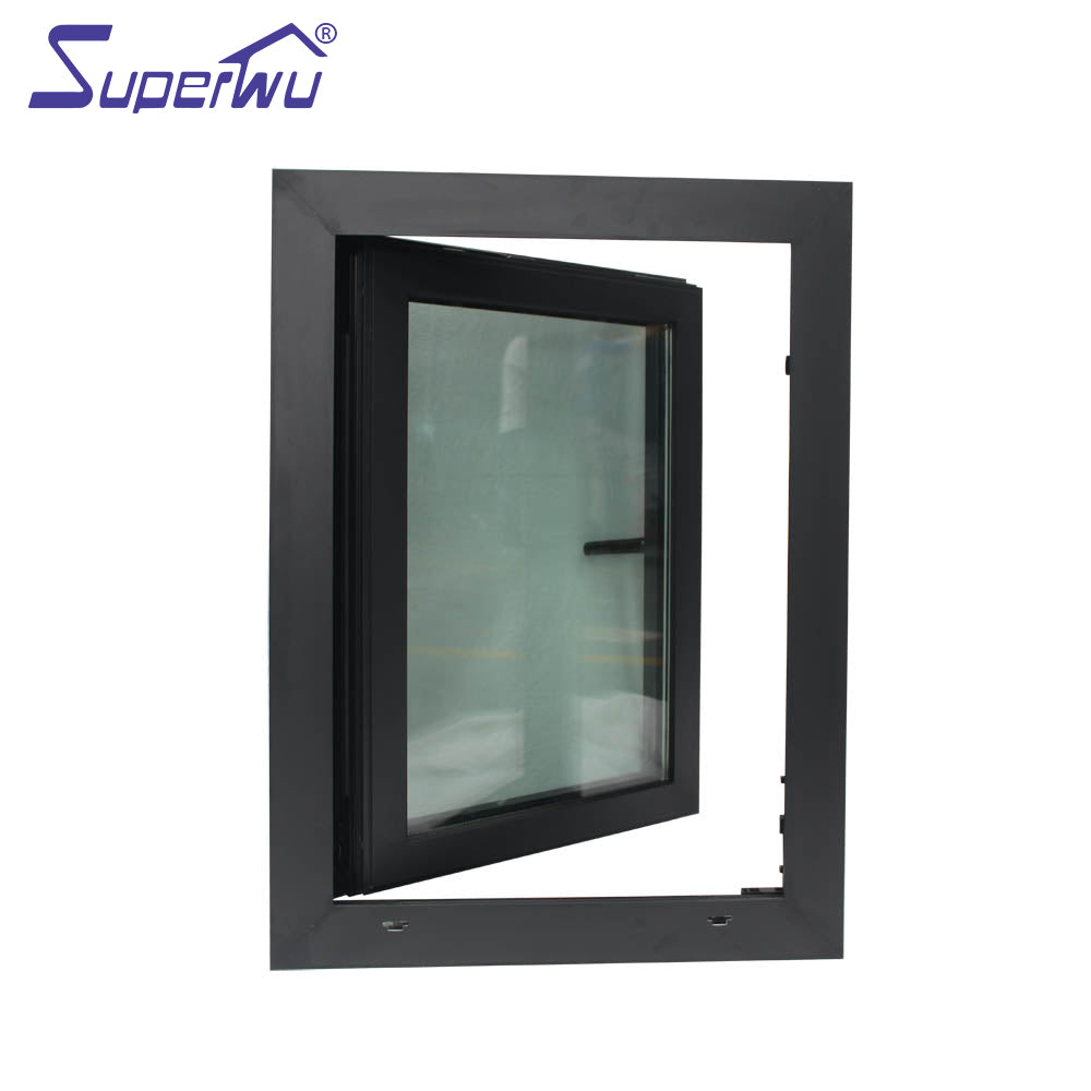 Superwu New York custom design thermal break alu Standard casement window sizes small casement windows