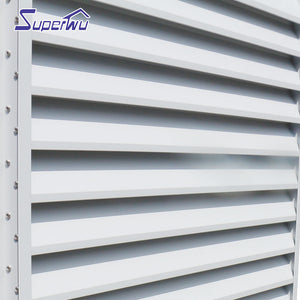 Superwu Hot sale aluminum louver windows shutter windows at a low price high quality