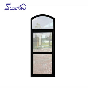 Superwu Warm Heating Sound Proof Aluminum Insulated Window Tilt and Turn Casement Window