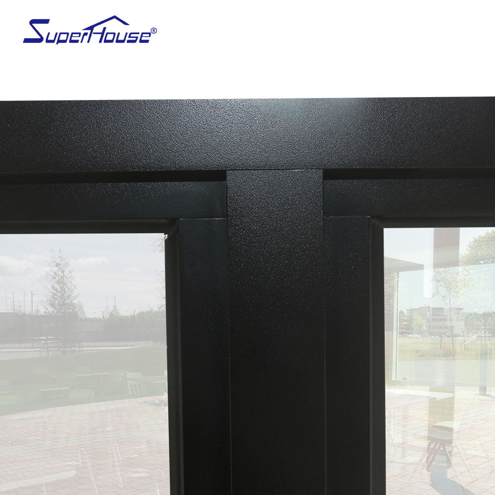 Superhouse sound insulation aluminium frame insulated glass fixed window