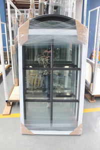 Superhouse aluminum customized Irregular glazed window
