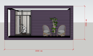 LOW shipping cost  40FT 20FT prefab detachable container house office prefab house under 50k