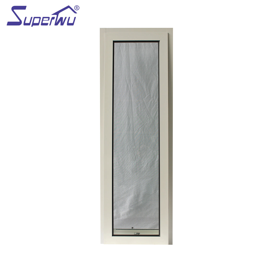 Superwu US Style hurricane proof Aluminum Awing window Outwards Opening design