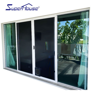 Superhouse Australian standard As2047 high quality aluminum glass sliding doors