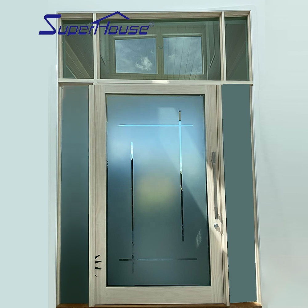 Superhouse Australia standard aluminum frame pivot glass door for villa house