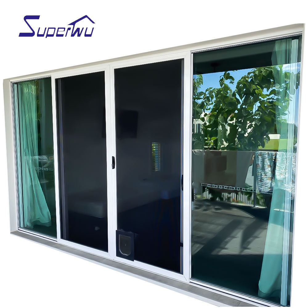 Superhouse Australia USA Exterior Position used commercial glass doors low-e patio doors sliding door aluminium