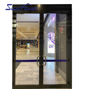 Superhouse Storefront escape lock front used aluminum glass casement doors