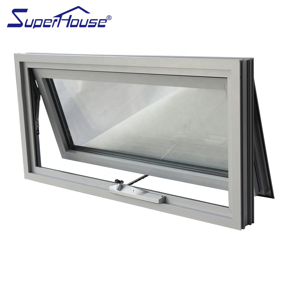 Superhouse Australia townhouse use single glazed aluminum awning windows