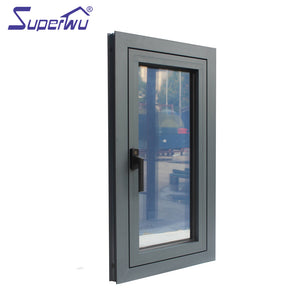 Superwu Australia standard AS2047 best sale aluminium casement double glazed windows French doors and window