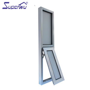 Superwu Energy saving double glass aluminium awing window Outwards Opening