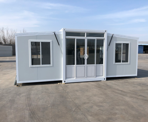 China 20/40FT Prefab Expandable Flat Pack Modular Prefabricated Steel Structure Container House For Labor Camp Accommodation under 100k