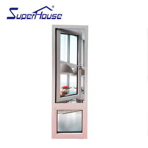Superhouse USA Canada NFRC standard aluminum french casement window with high energy saving performance