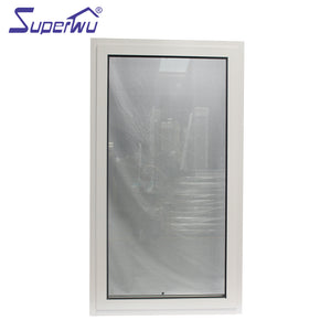 Superwu Hot Sale High Performance Thermal Break Aluminum Profile Top Fixed Windows Bottom Awning Hung Window
