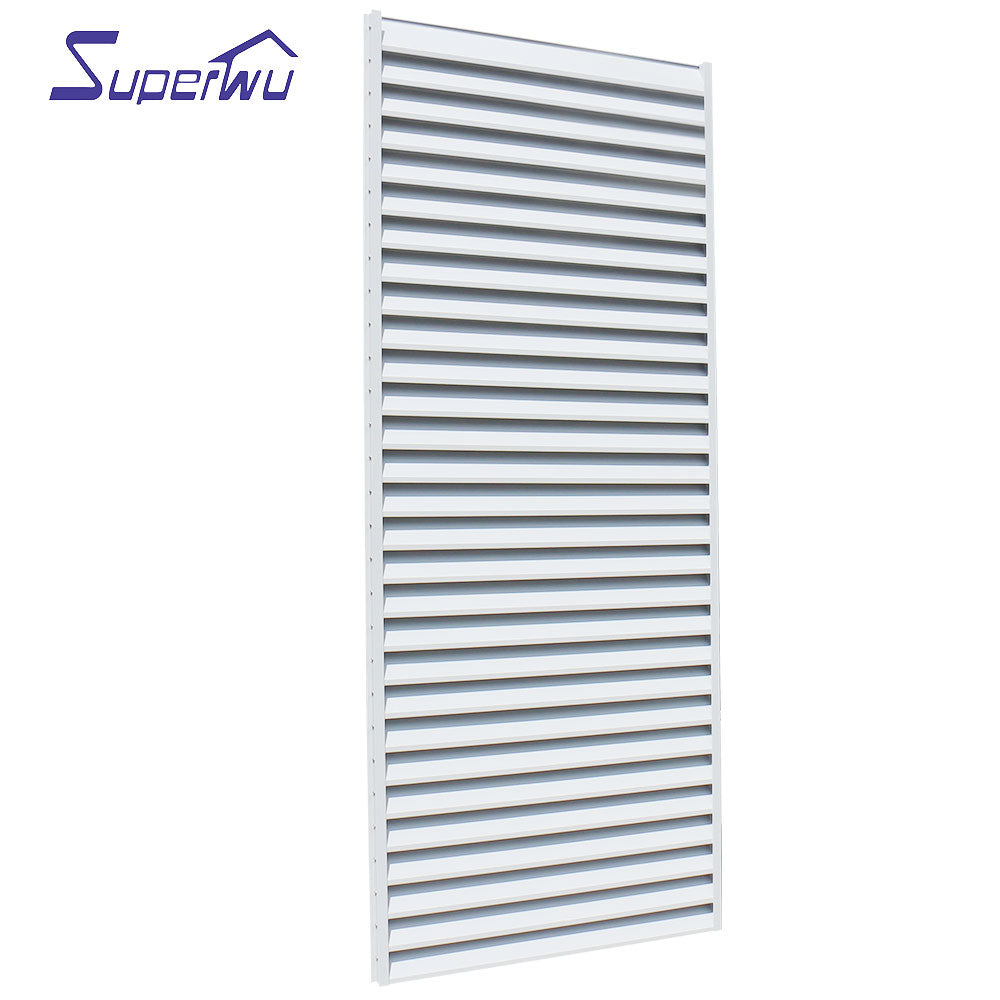 Superwu AS2208 Outdoor external aluminium alloy insulating glass sun shading louvre