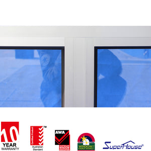 Superhouse Aluminium Fixed Glass Panel Window Price Double Pane Window Price