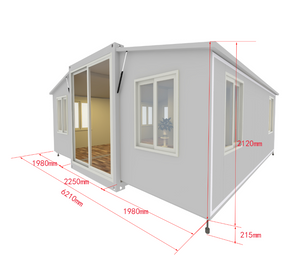 Prefabricated Mobile Modular Garden Tiny Movable Portable Steel Foldable Expandable Container Cabin Dorm Home House for Sale under 100k