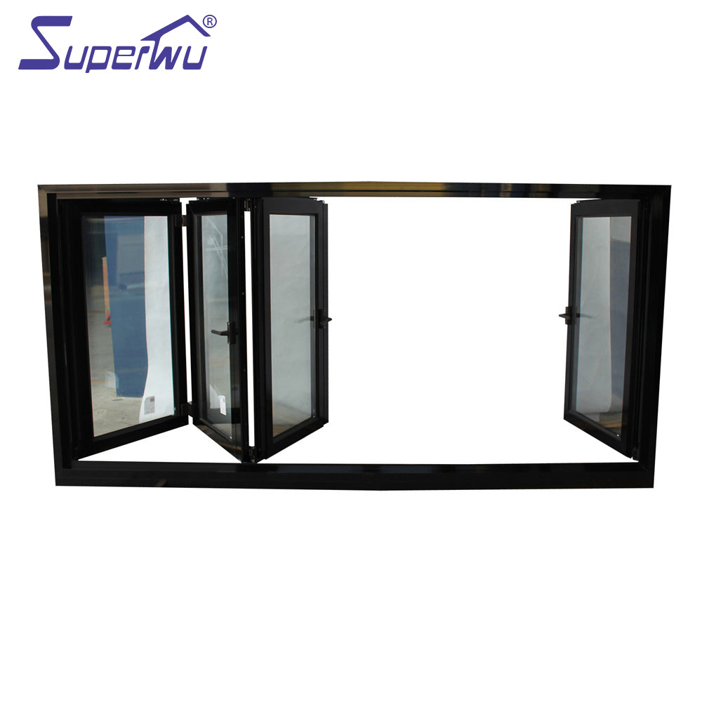 Superwu thermal break alu double glazing fold window
