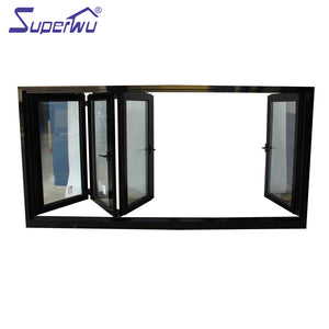 Superwu thermal break alu double glazing fold window