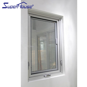 Superhouse USA standard most popular bronze color powder coating awning window import from Superhouse