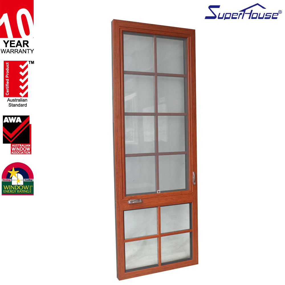 Superhouse American Crank Casement Window With Anodized Crank Handle