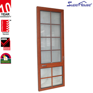 Superhouse American Crank Casement Window With Anodized Crank Handle