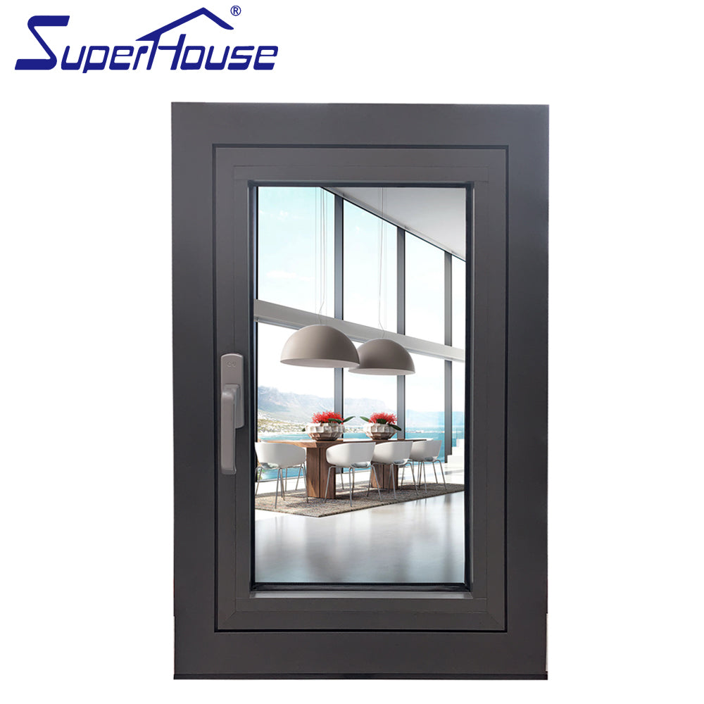 Superhouse Orders shipped directly double glazed aluminum casement window