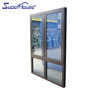 Superhouse USA Standard french style aluminium casement window material price
