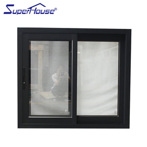 Superhouse 10 years warranty aluminium doors windows comply with AS2047 standards/double glazed sliding window with mosquito net