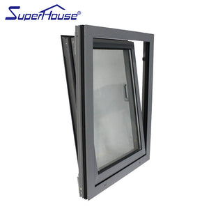 Superhouse European Design Tilt And Turn Window With Two Opening Ways