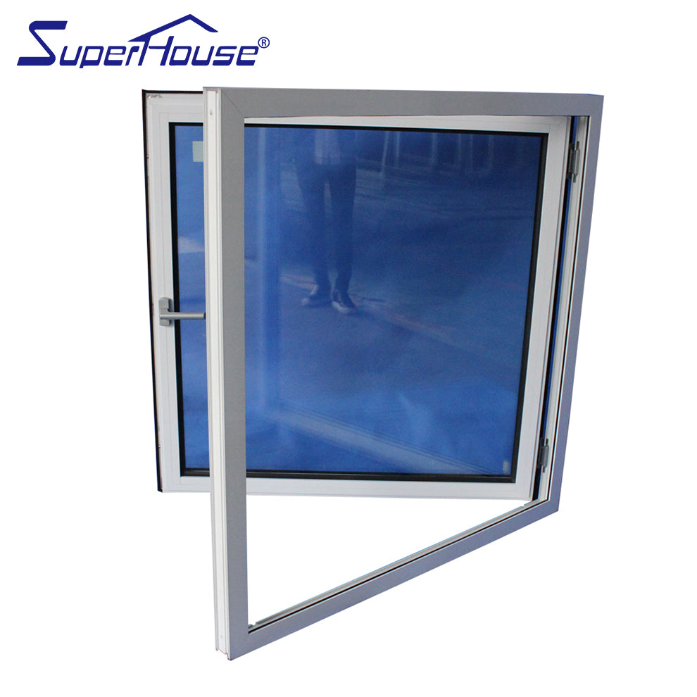 Superhouse North America NFRC and NOA and Australia AS2047 standard powder coated aluminum casement window price United States