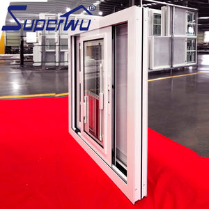 Superwu 2020 Made in china Energy saving double glazed sliding aluminium window with AS2047 NFRC STANDARD
