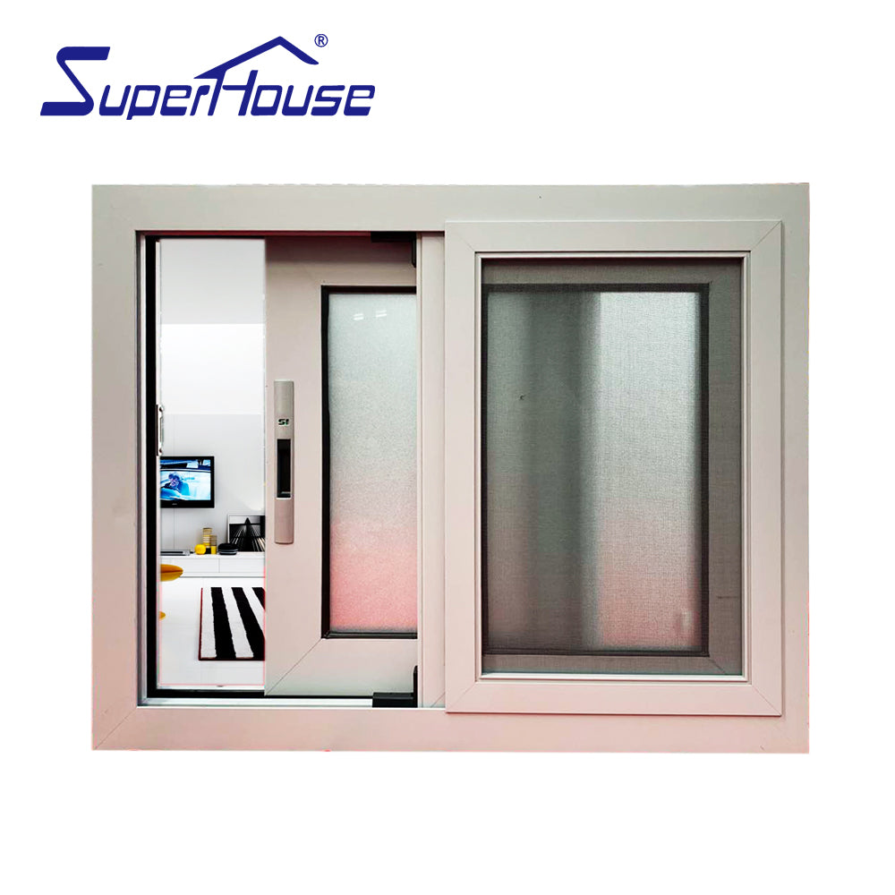 Suerhouse Philippines price aluminium window frame and glass design office sliding type window