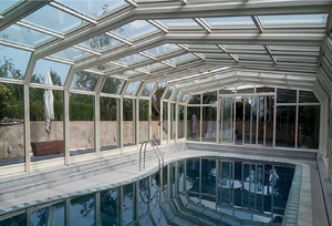 custom Luxury Modern winter garden aluminum prefab glass house sunrooms under 100k