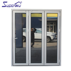 Superwu Air Tight Ventilation Aluminium Folding Patio For Sliding Door