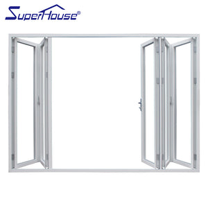 Superhouse Australian standard as2047 Certified Thermal Break exterior glass folding doors