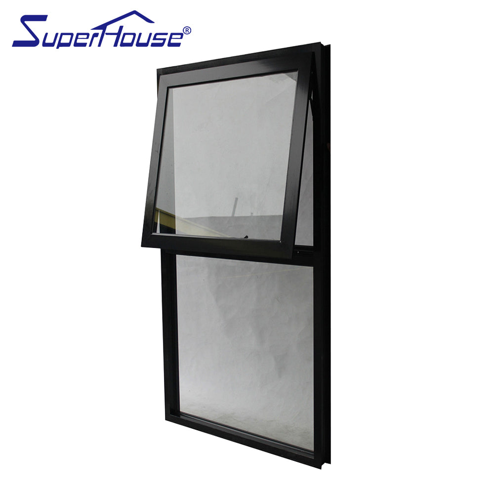 Superwu Australia standard aluminum chain winder awning window design with timber reveals for hotel