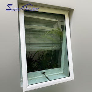 Superhouse commercial aluminum glass awning shutter window