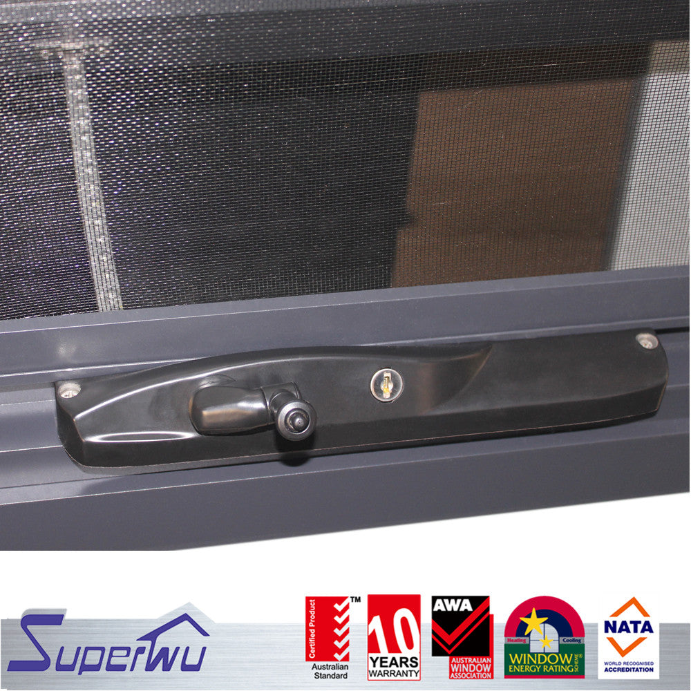 Superwu High quality factory sample design window grills anti-theft guards single glazed With Best Service