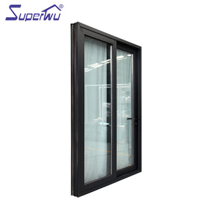 Superwu Customized aluminum bifold sliding door with security mesh