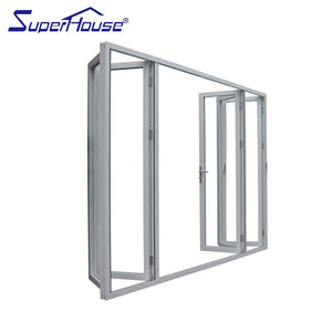 Superhouse Interior use aluminium folding doors partition wall doors