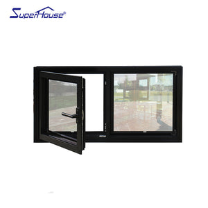 Superhouse Triple Glazed PVC Window With Thermal Break Extrusion