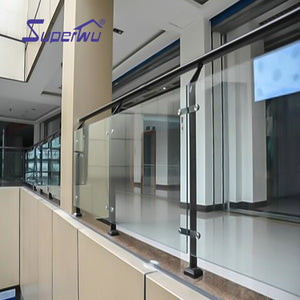 Superwu Aluminum glass balustrade handrail