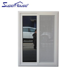 Superhouse wholesales high quality slide window aluminum framed tempered glass sliding window