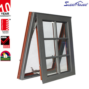 Superhouse Aluminium frame double color awning window