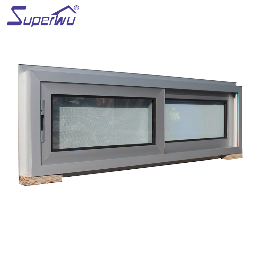 Superwu Sound Insulation Miami-Dade Aluminum Glass Sliding Window