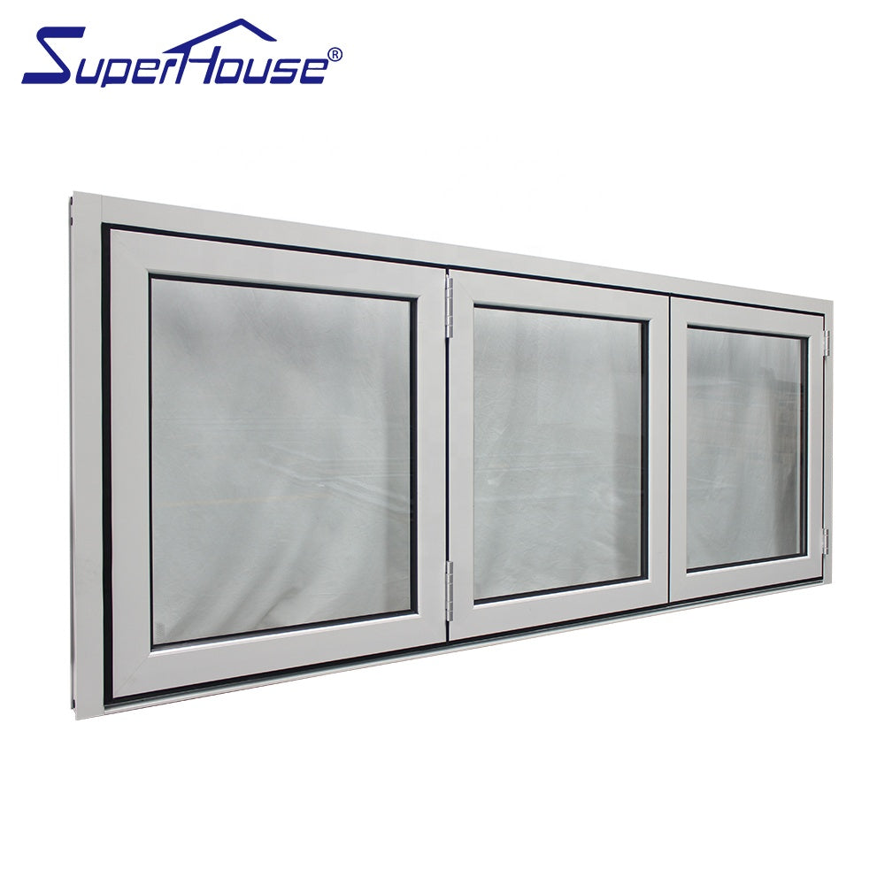 Superhouse Superhouse aluminum folding window with retractable flyscreen
